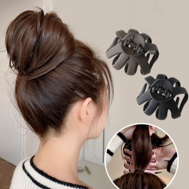 10pcs Frosted Ladies Coiffure Hair Grab Hair Clip