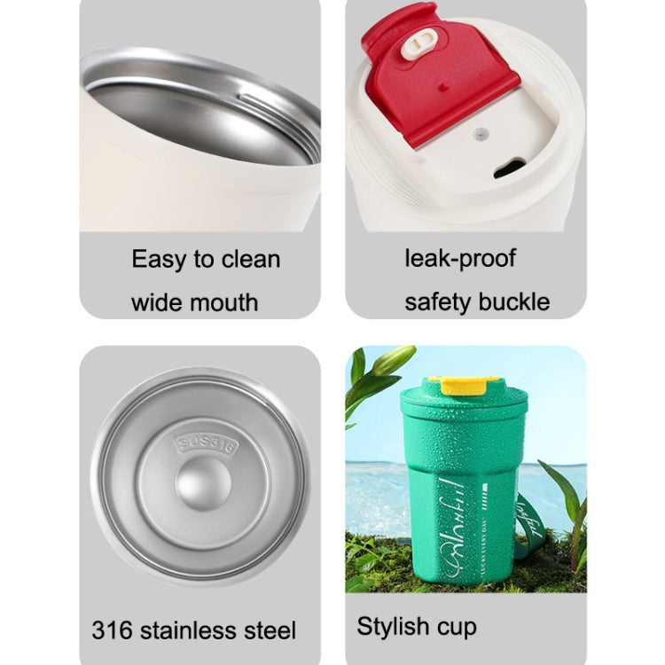 SH-kl001 Portable 316 Stainless Steel Insulation Cup Cold Coffee Accompanying Mug, Capacity: 400ml