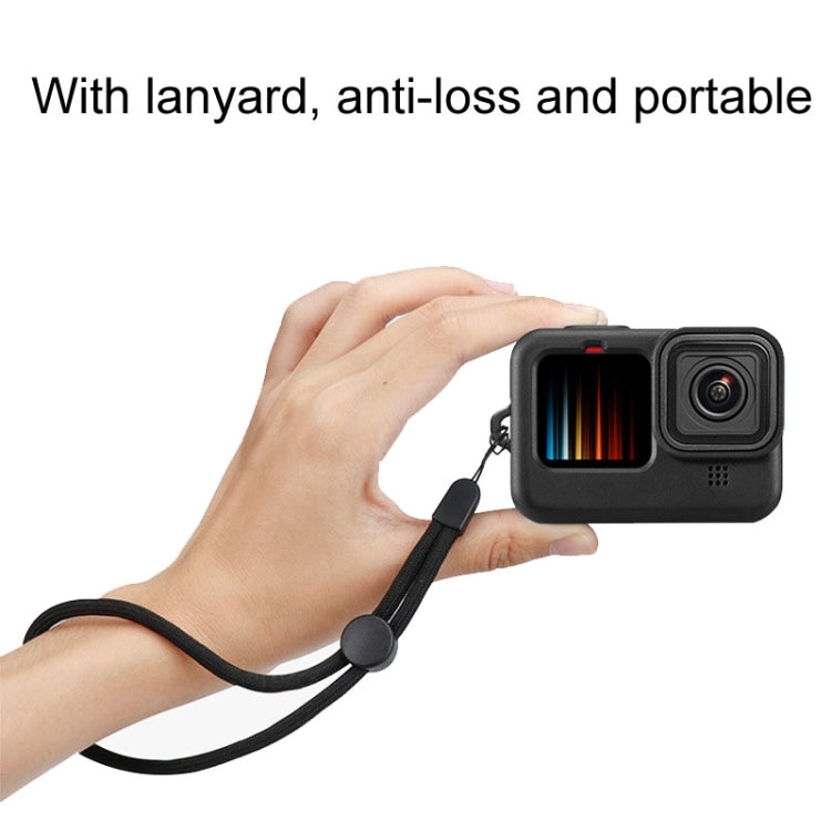 Silicone Case Protector + Tempered Film Set For GoPro HERO9 Black / HERO10 Black