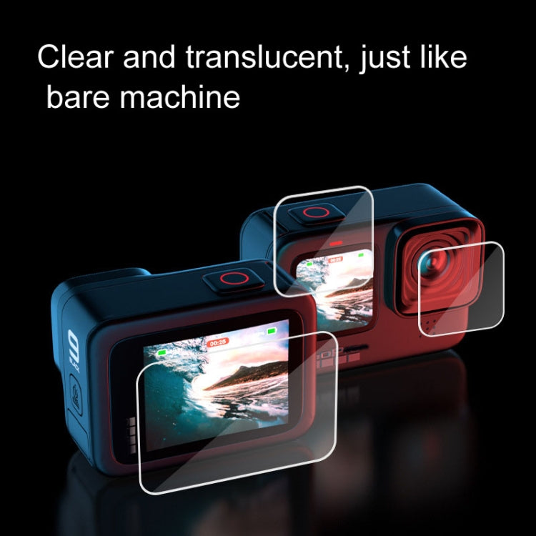 Silicone Case Protector + Tempered Film Set For GoPro HERO9 Black / HERO10 Black