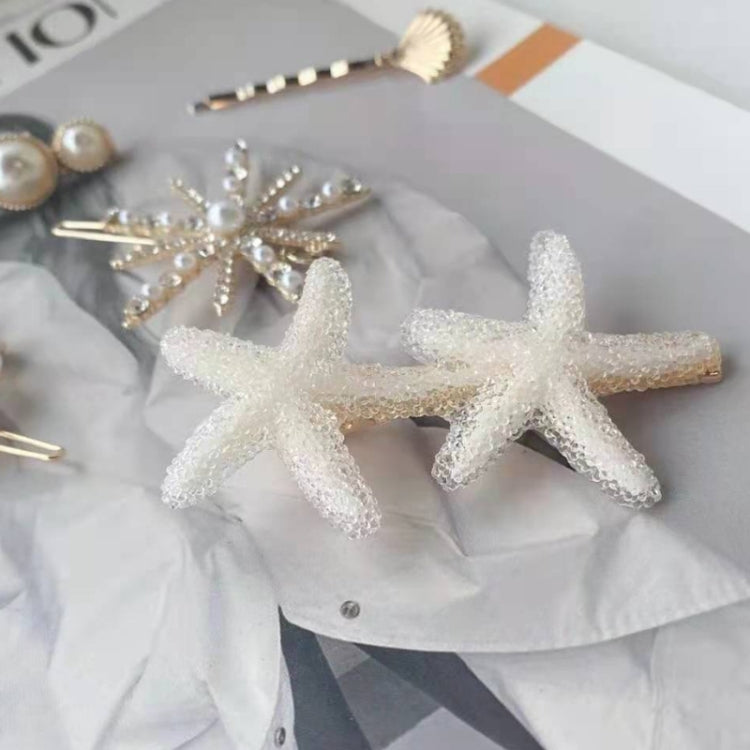 3sets Star Sea Pearl Rhinestone Hair Clip Teenage Girls Headdress