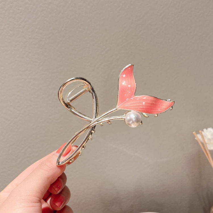 3pcs Pearl Fishtail Hair Clips Elegant Coiffure Headdress