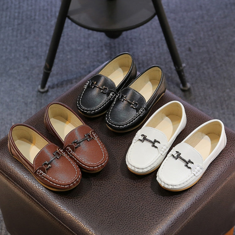 K3 Lightweight Anti-Skid Dance Bean Shoes Children Small Leather Shoes, Size: