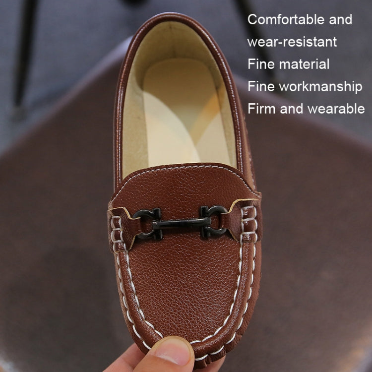 K3 Lightweight Anti-Skid Dance Bean Shoes Children Small Leather Shoes, Size: