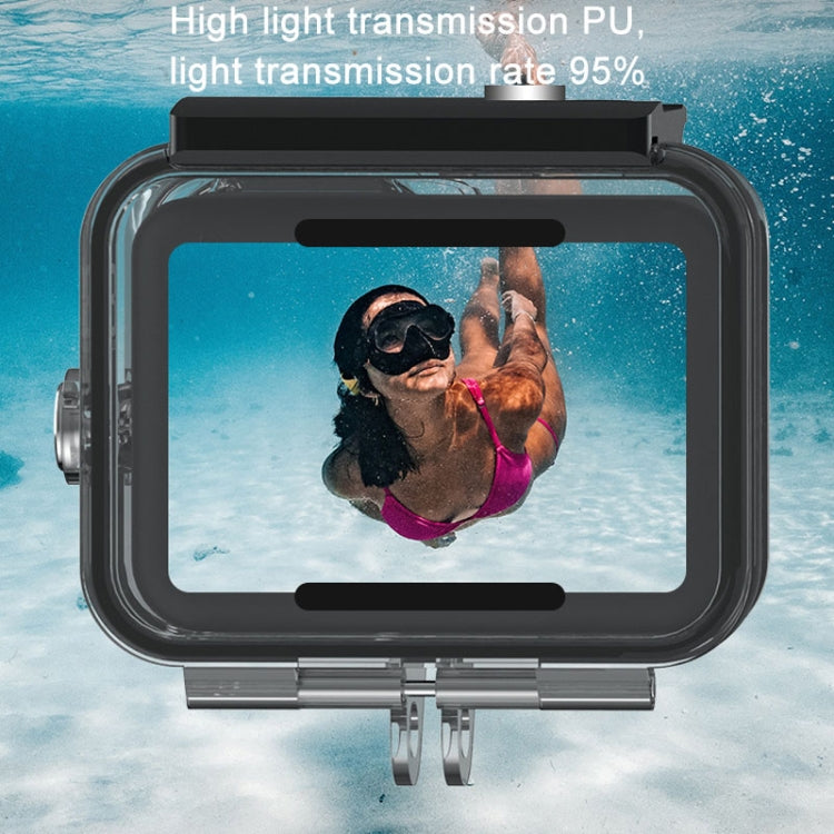45m Depth Waterproof Case + Filter + Anti-Fog Sheet Set For GoPro HERO9 Black / HERO10 Black