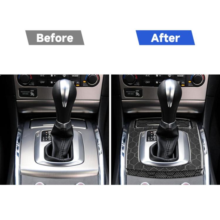 For Infiniti G37/G25/Q60 3pcs /Set Shift Panel A Model Sticker - Black