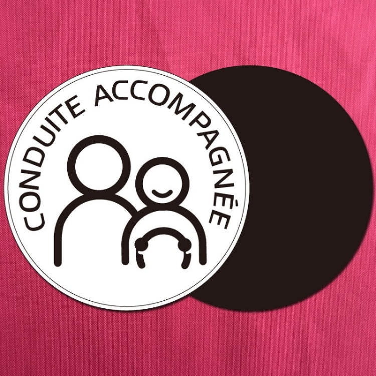 20pcs Dual People Waterproof And Sun Protection Magnetic Car Sticker(15cm)