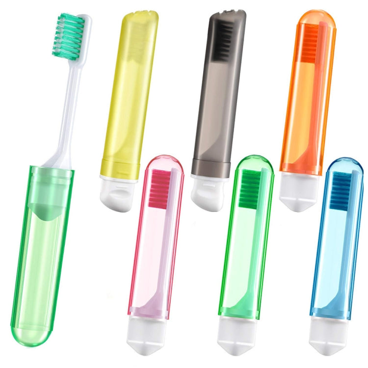 5 PCS/Set Portable Business Trip Folding Toothbrush Multi-color Super Soft Bristles Toothbrush