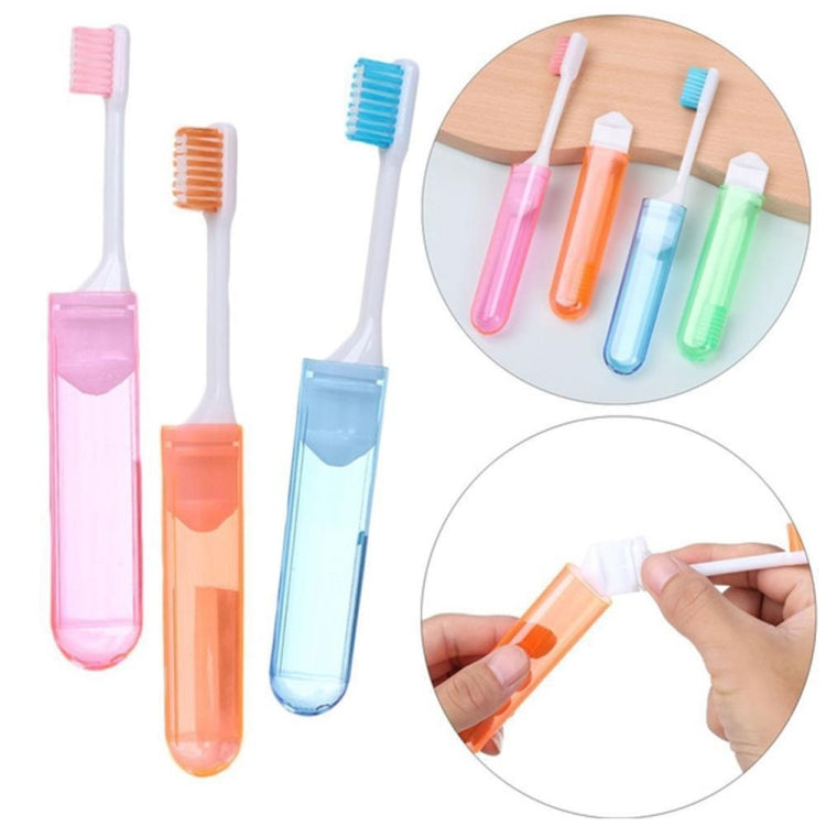 5 PCS/Set Portable Business Trip Folding Toothbrush Multi-color Super Soft Bristles Toothbrush