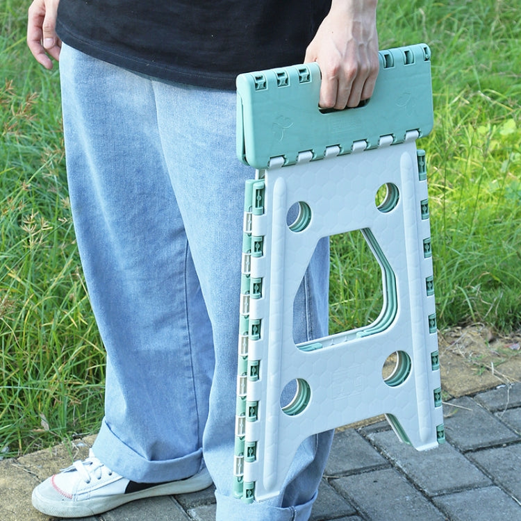 Convenient Folding Home Outdoor Thickened Portable Stool, Color: Green Medium