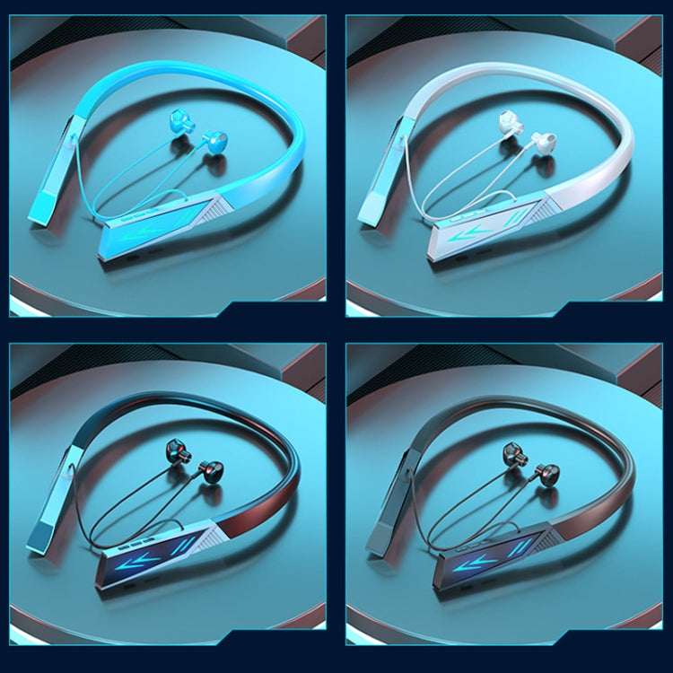 E68 Bluetooth V5.2 Earphones Magnetic Sport Neckband Wireless Headphones With Mic