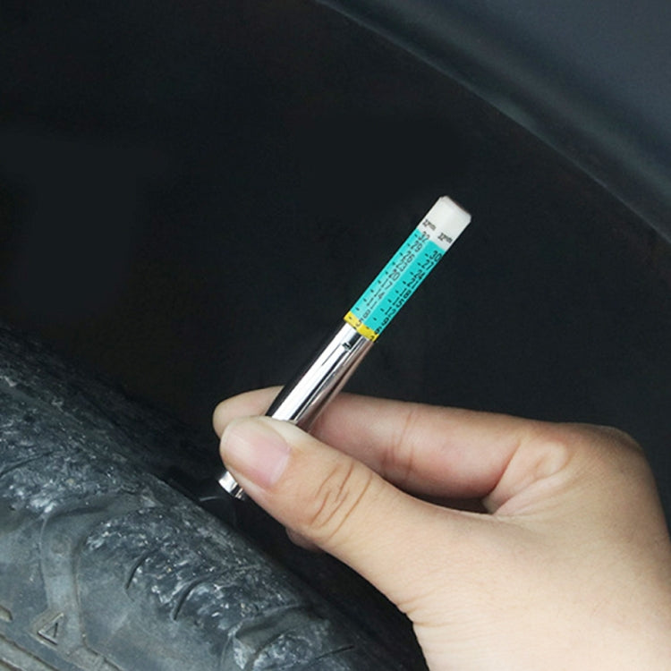 0-25mm Car Tyre Tread Depth Gauge, Color: Monochrome