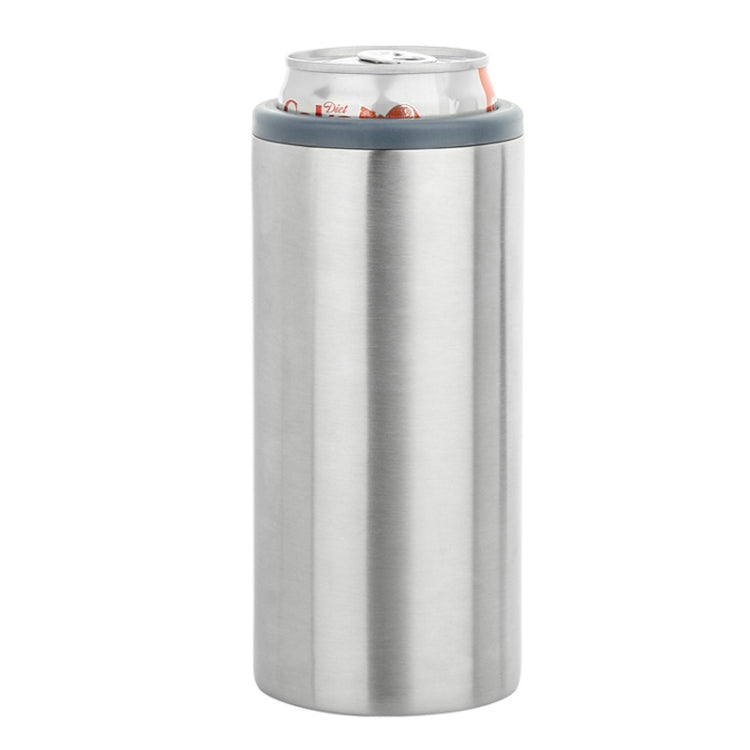 12oz Coca Cold Cans 304 Stainless Steel Double Layer Vacuum Beer Cold Cup, Color: Primary Color