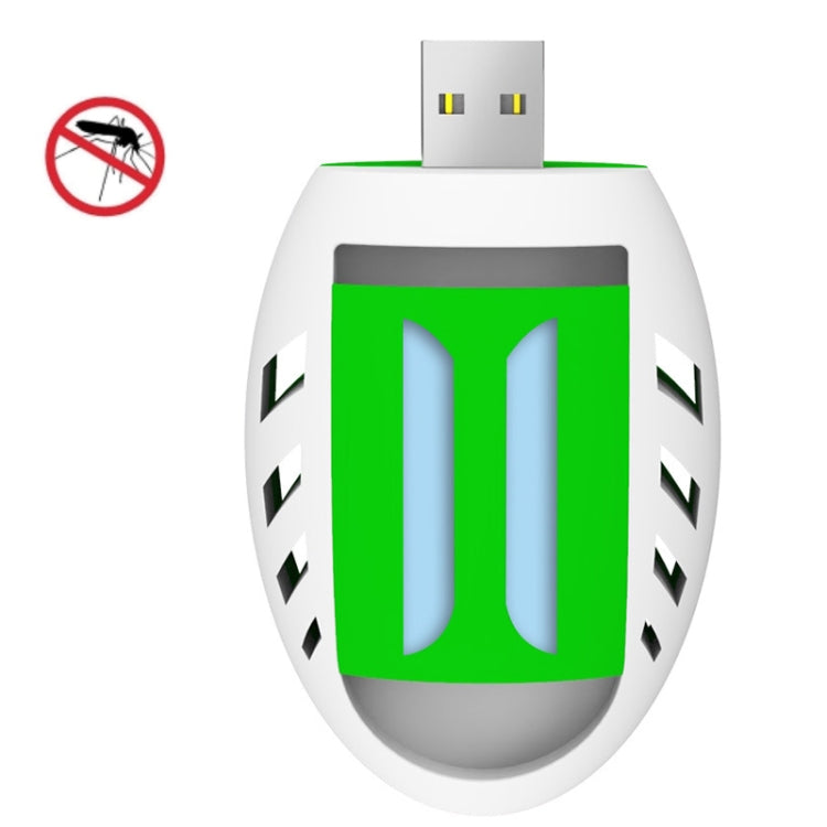 Y321 2pcs Home Office Portable USB Car Mosquito Repellent Mosquito Killers(Yellow + Green)