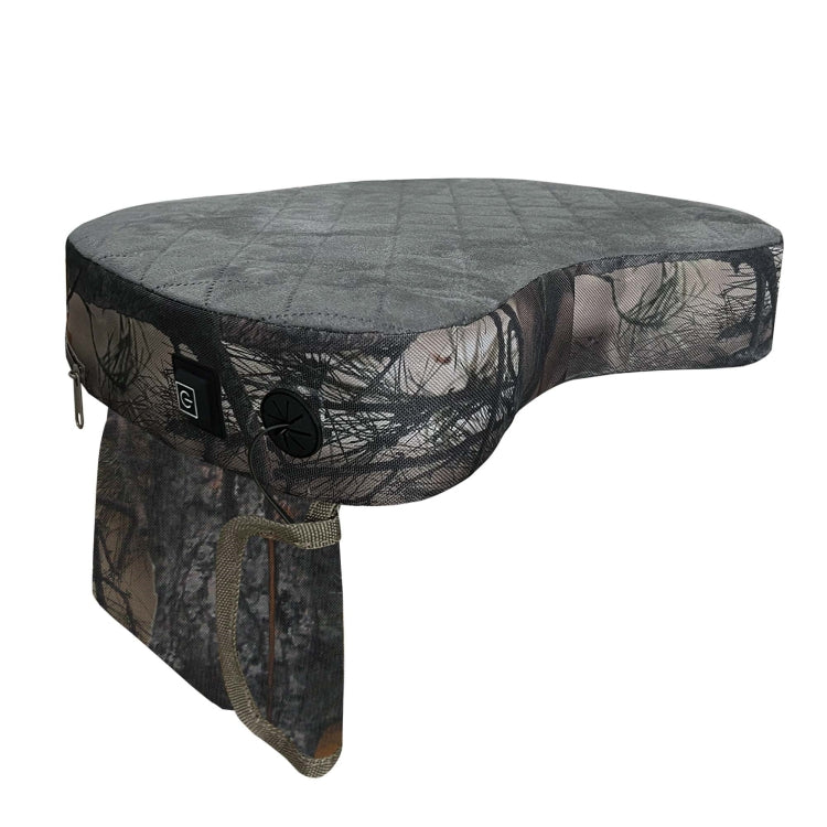 Outdoor Portable Camouflage 3 Gear Adjustable Heated Cushion 40x27x7cm
