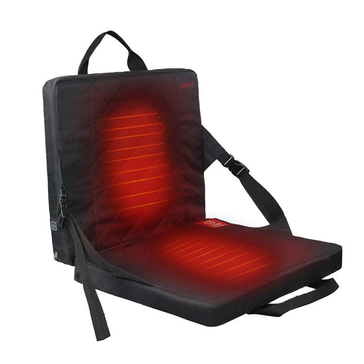 Outdoor Portable Camping Heated Foldable Cushion, Size: 33x38x4cm