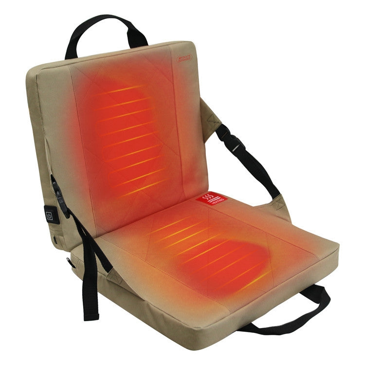 Outdoor Portable Camping Heated Foldable Cushion, Size: 33x38x4cm