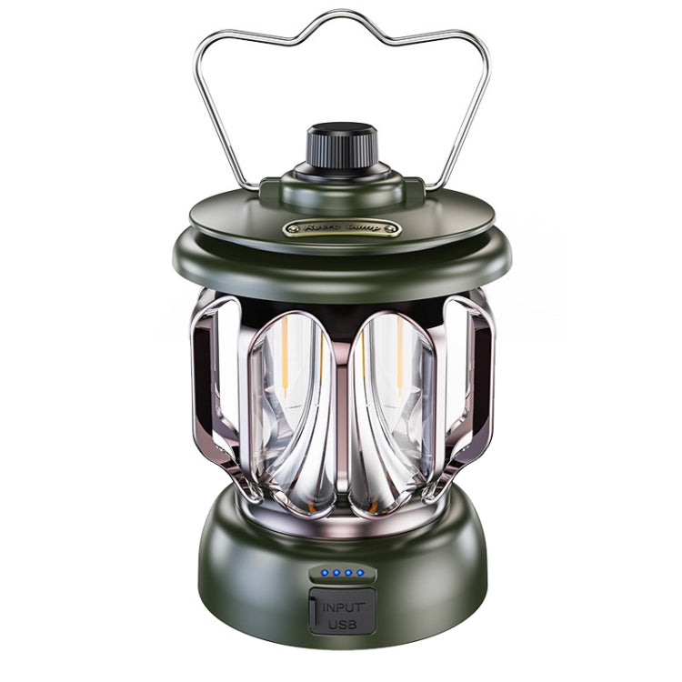 LH-B46 LED Retro Tent Light Convenient USB Charging Camping Light