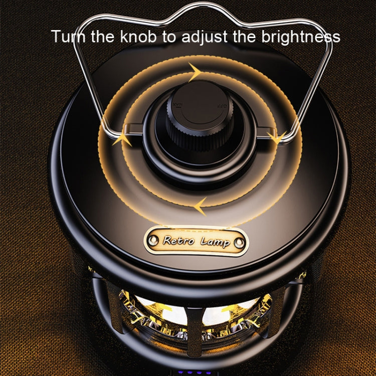 LH-B46 LED Retro Tent Light Convenient USB Charging Camping Light