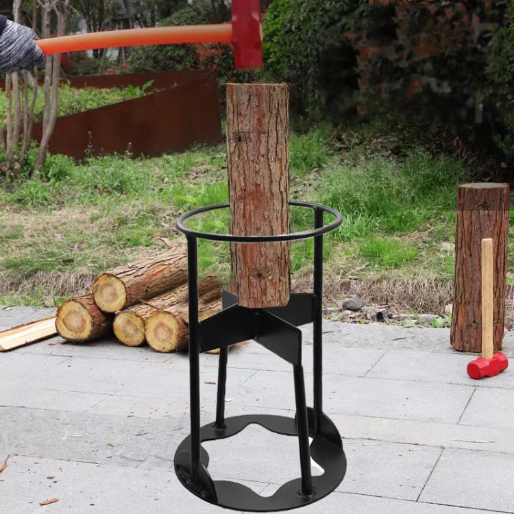 Cross Firewood Kindling Splitter Manual Log Splitter with Carbon Steel Cutter Head, Model: Large A Type