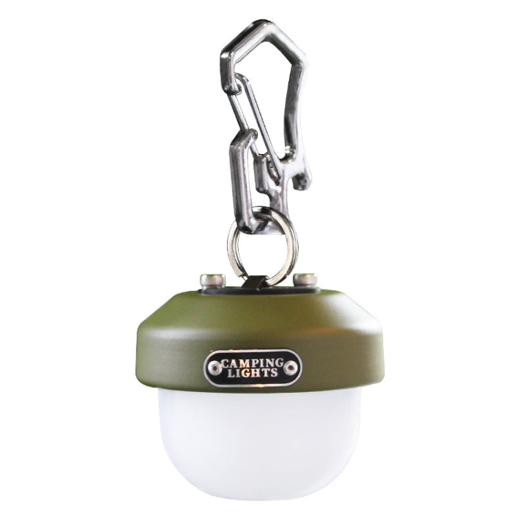 USB Outdoor Camp Lamp Multifunctional Atmosphere Emergency Night Light, Style: Pine Cone (Army Green)