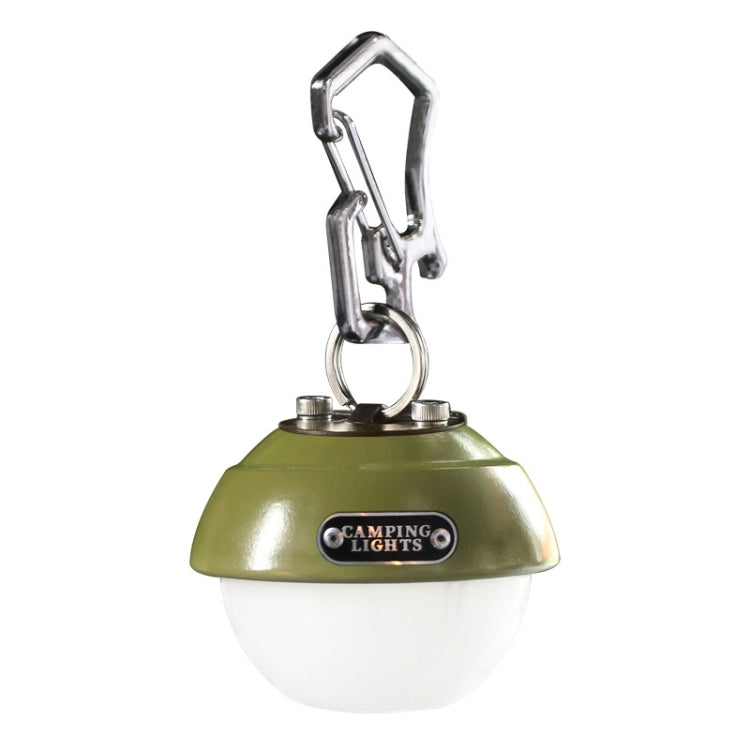 USB Outdoor Camp Lamp Multifunctional Atmosphere Emergency Night Light, Style: Strawberry (Army Green)