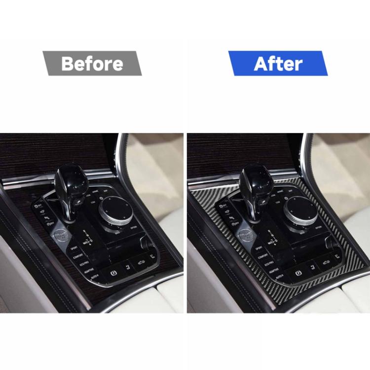 For 2019-2024 BMW 8 Series G14 Left-Hand Drive Central Control Shift Panel Frame Sticker