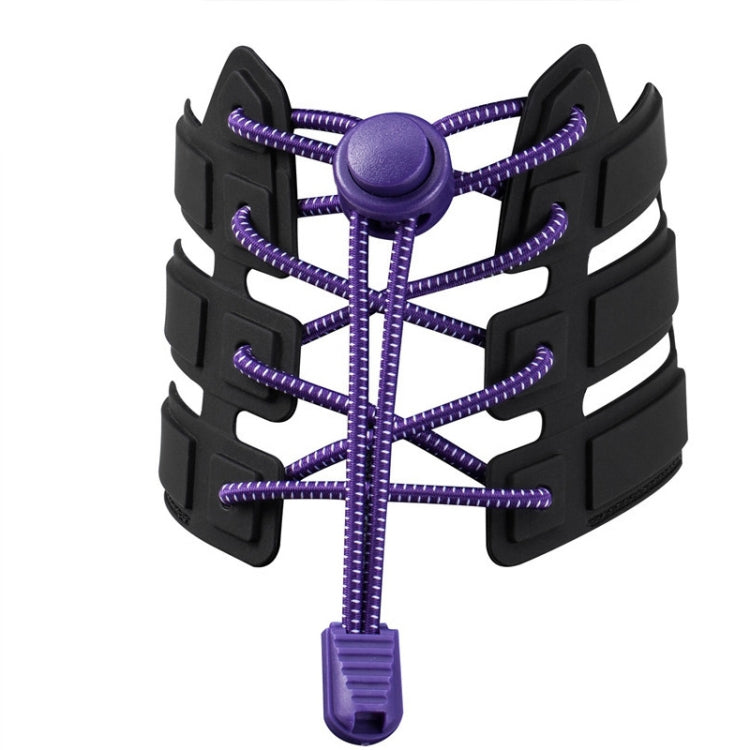 5pairs Spring Buckle Lazy Elastic Shoelaces For Adults And Children 110cm