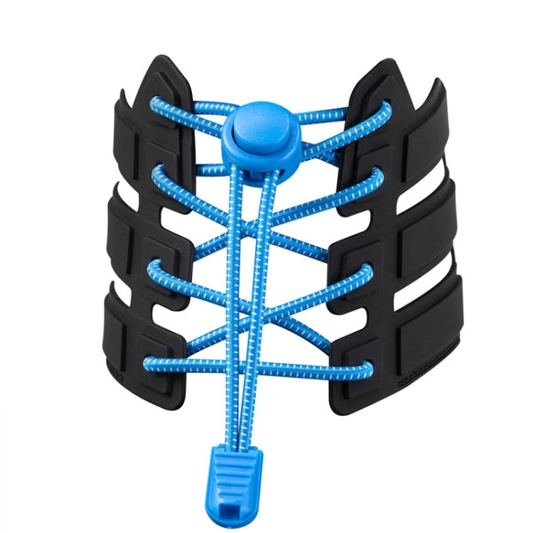 5pairs Spring Buckle Lazy Elastic Shoelaces For Adults And Children 110cm