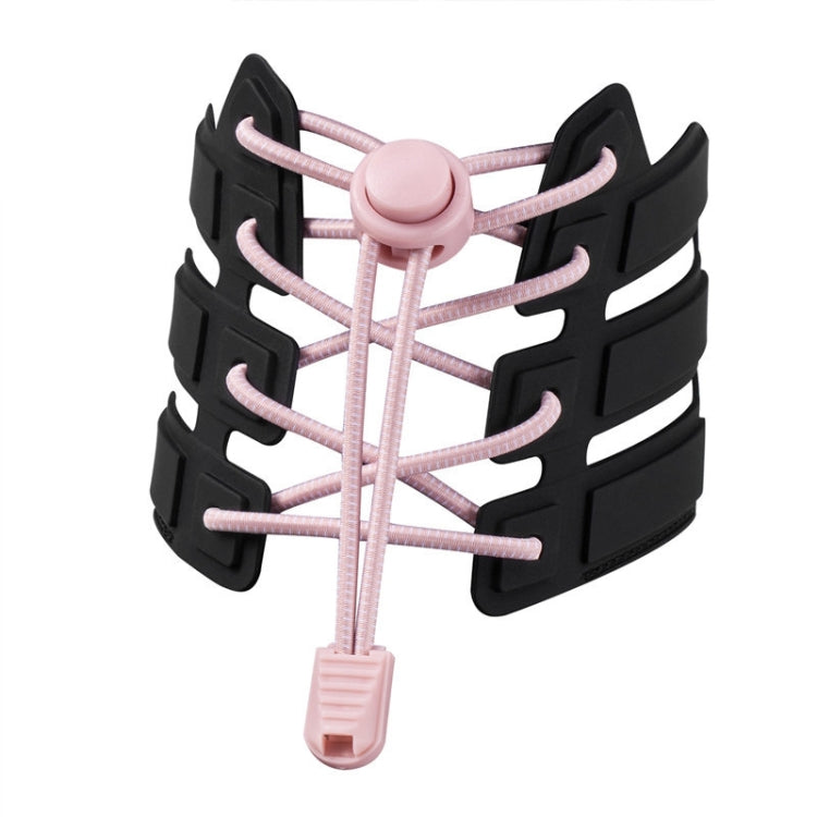 5pairs Spring Buckle Lazy Elastic Shoelaces For Adults And Children 110cm