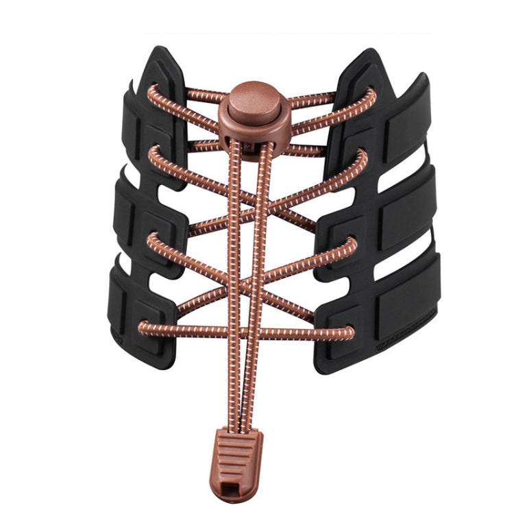 5pairs Spring Buckle Lazy Elastic Shoelaces For Adults And Children 110cm