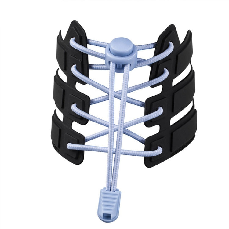 5pairs Spring Buckle Lazy Elastic Shoelaces For Adults And Children 110cm