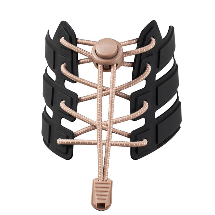 5pairs Spring Buckle Lazy Elastic Shoelaces For Adults And Children 110cm