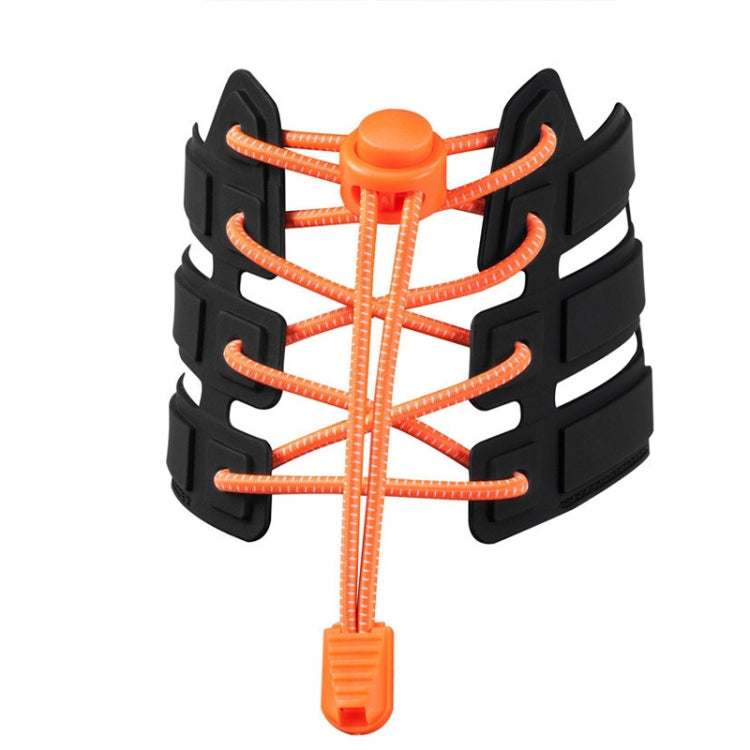 5pairs Spring Buckle Lazy Elastic Shoelaces For Adults And Children 110cm