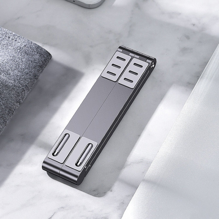 X23 3 In 1 Portable Storage Foldable Aluminum Phone Tablet Stand