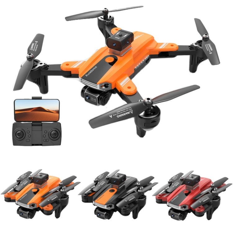 1080P HD Dual-Camera Intelligent Obstacle Avoidance Aerial Quadcopter, Spec: S8 (Black)