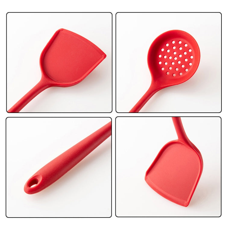 2pcs Non-stick High Temperature Resistant Silicone Cookware, Style: Spaghetti Claw(Red)