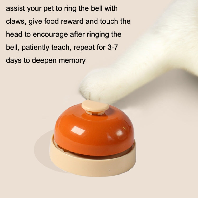 2pcs Pet Ringing Dog Barking Meal Training Device Sounds Sounding Ringing Puzzle Pet Toy(Pink)