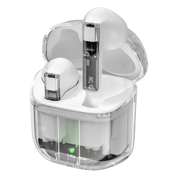 YX-06 Transparent Bluetooth Headset Wireless Dual Ear TWS5.0 Game Sports Headset