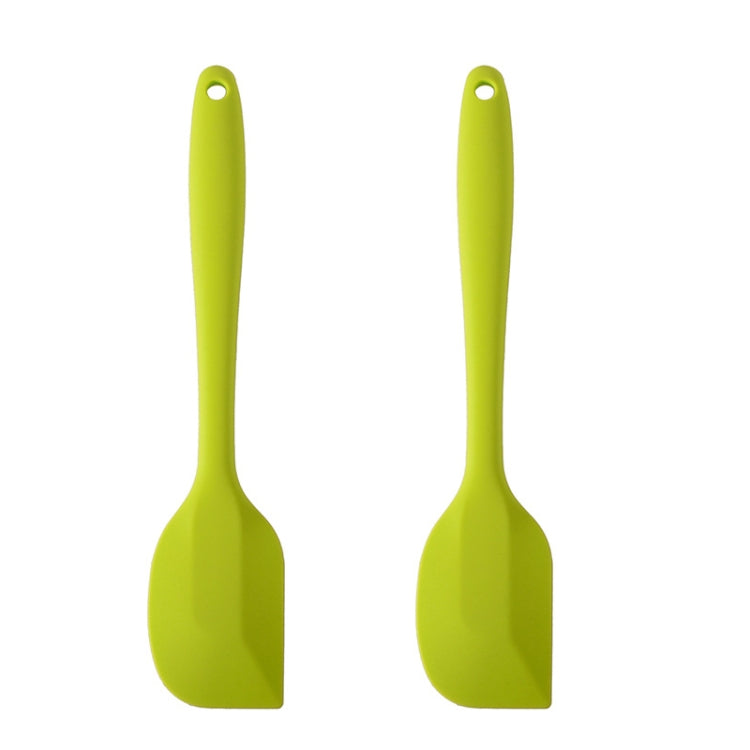 2pcs Large Integrated Silicone Scraper Chocolate Cream Mixing Knife