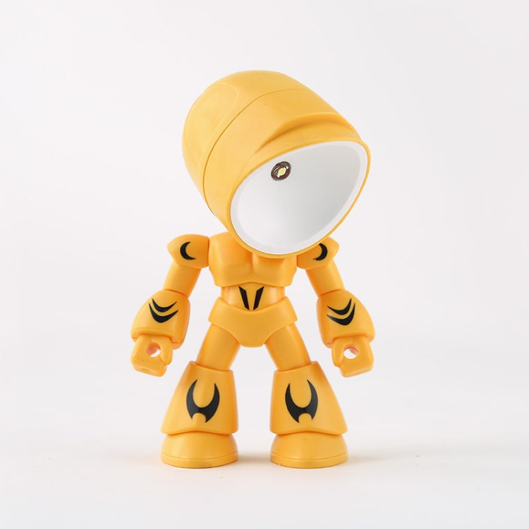 9622 LED Mini Foldable Cartoon Policeman Night Light Desktop Magnetic Desk Lamp