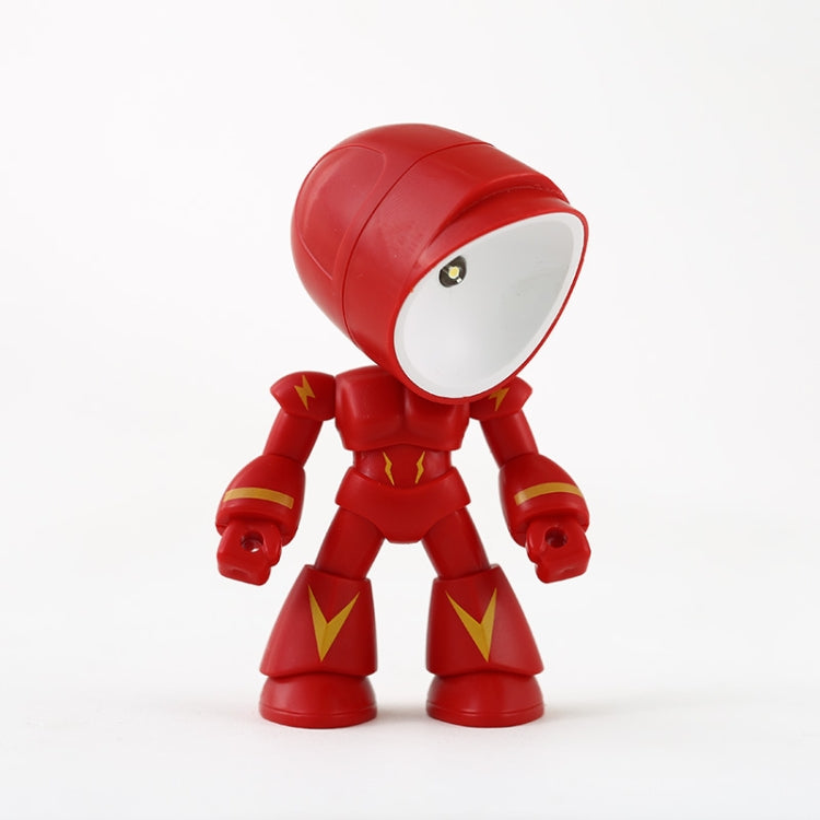 9622 LED Mini Foldable Cartoon Policeman Night Light Desktop Magnetic Desk Lamp