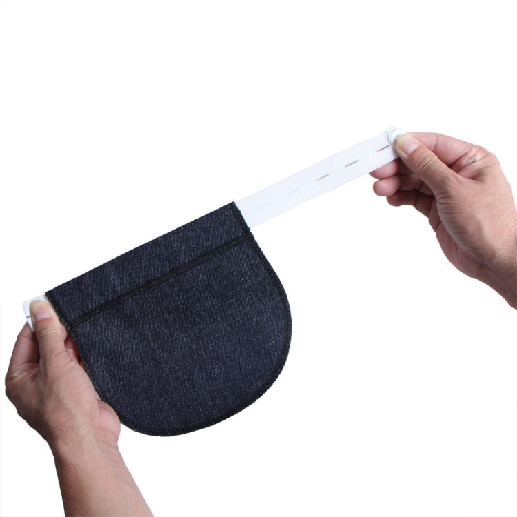 Pregnant Women May Be Adjusted To Change The Waistband Elastic Waistband Extended Buckle, Color:Blue