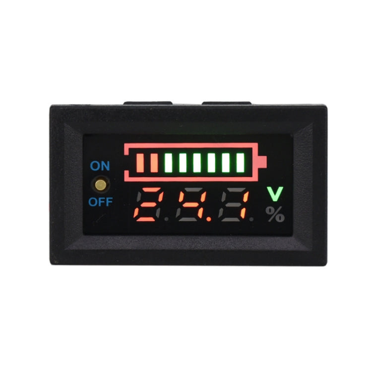 229TY 6-30V Electric Car Lithium Battery Voltage Power Meter Display Switch