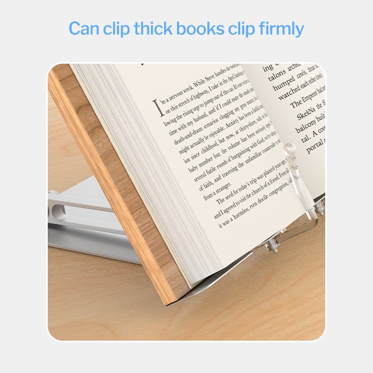 AP-2DW Wooden Desktop Tablet Stand Children Reading Stand(Darkwood)