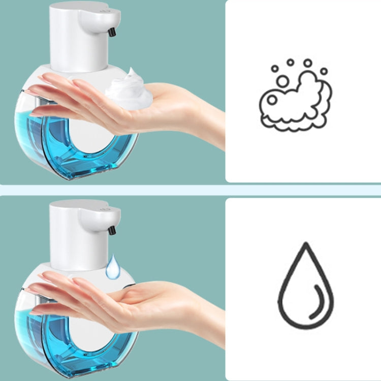 P10 Automatic Induction Detergent Disinfection Home Foam Soap Dispenser, Style: Drop(White)