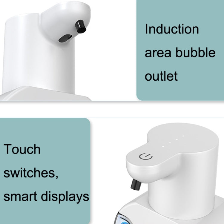 P10 Automatic Induction Detergent Disinfection Home Foam Soap Dispenser, Style: Drop(White)
