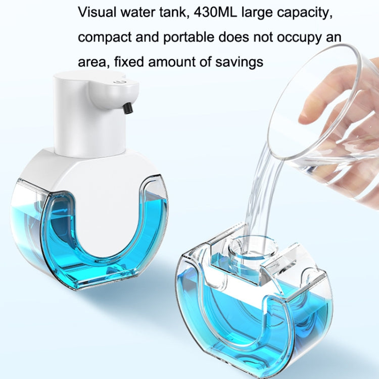 P10 Automatic Induction Detergent Disinfection Home Foam Soap Dispenser, Style: Drop(White)
