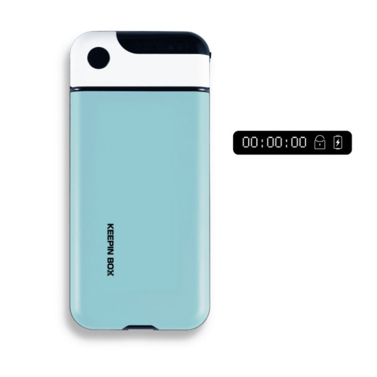 Self-Discipline Phone Timer Lock Box Can Receive Phone Calls, Color: Green With Backlight