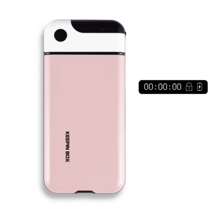 Self-Discipline Phone Timer Lock Box Can Receive Phone Calls, Color: Pink With Backlight